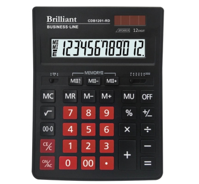 Brilliant Калькулятор Brilliant CDB1201-RD (8853549)