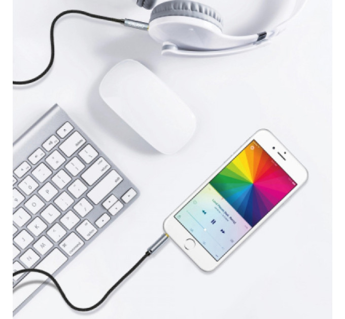 Choetech Кабель мультимедійний 3.5mm M to 3.5mm M 1.2m Choetech (AUX002)