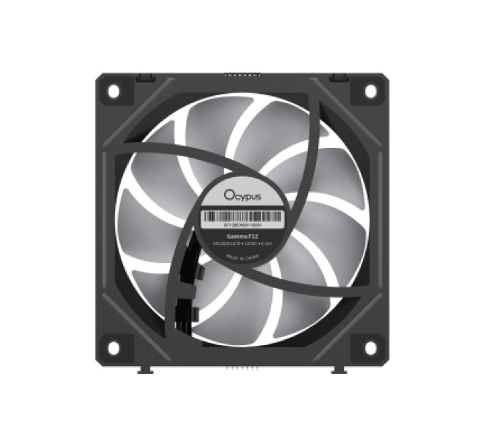 OCYPUS Кулер до корпусу OCYPUS GAMMA F12 UNI ARGB чорний (GAMMA-F12-BK1AM01U-GL)