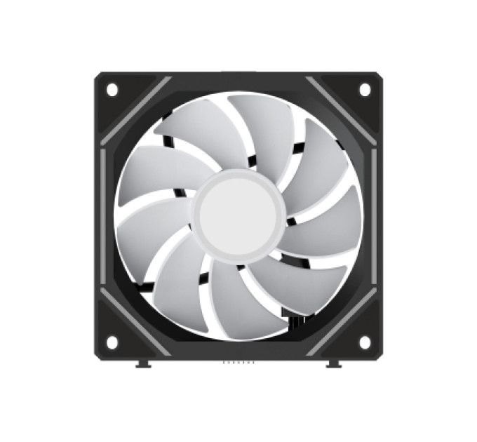 OCYPUS Кулер до корпусу OCYPUS GAMMA F12 UNI ARGB чорний (GAMMA-F12-BK1AM01U-GL)