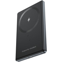 Батарея універсальна Choetech Magnetic Wireless 5000mAh, 20W, PD, Qi-15W, Black (B738-CCBK)