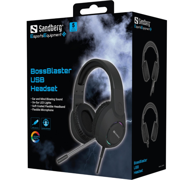 Sandberg Навушники Sandberg BossBlaster Black (126-49)