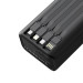 XO Батарея універсальна XO 30000mAh, PD/20W, QC/22,5W, Lamp, black (XO-PR285)
