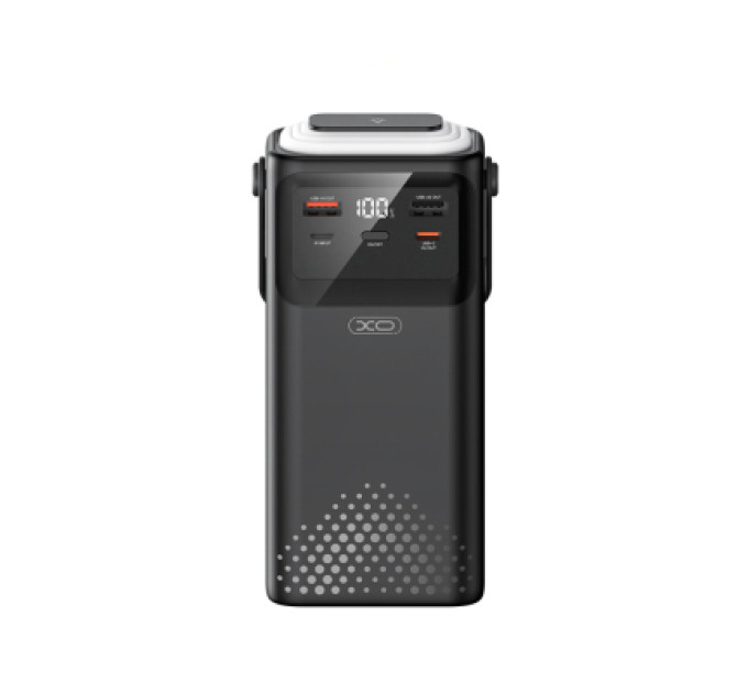 XO Батарея універсальна XO 30000mAh, PD/20W, QC/22,5W, Lamp, black (XO-PR285)