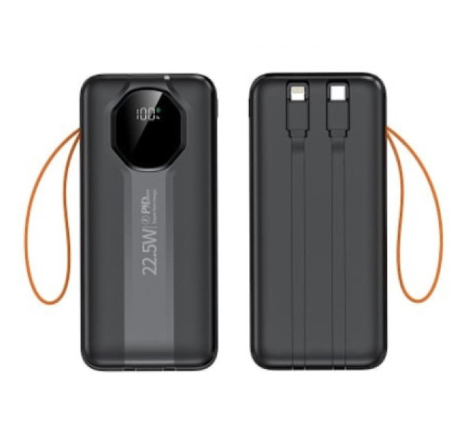 XoKo Батарея універсальна XoKo 30000mAh, 22,5W, PD, QC, black (WK-CK-018)