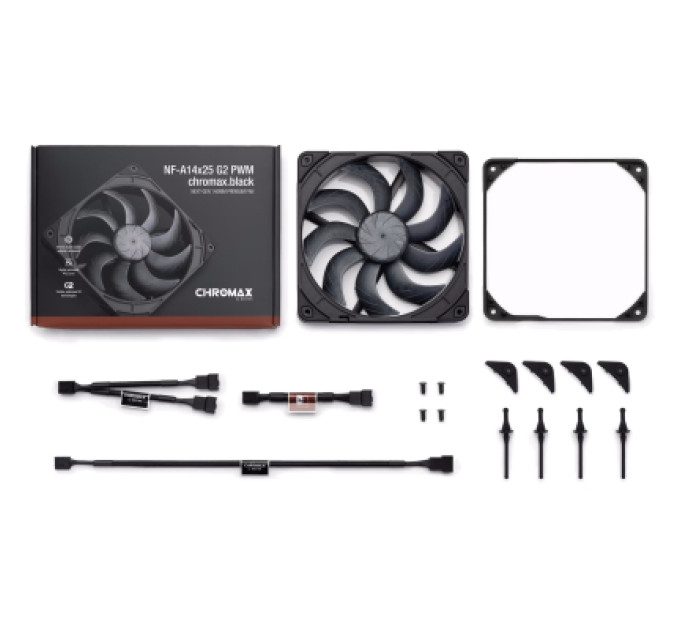 Noctua Кулер до корпусу Noctua NF-A14x25 G2 PWM CHROMAX.BLACK