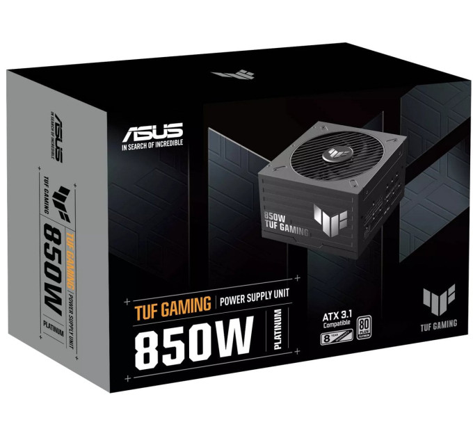 ASUS Блок живлення Asus TUF Gaming 850W Platinum (90YE0102-B0NA00)