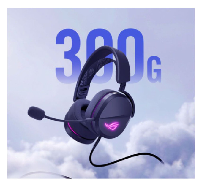 ASUS Навушники ASUS ROG Pelta Core USB-C RGB Black (90YH04E200-BHUA00)