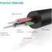 Ugreen Кабель мультимедійний 3.5mm M to 3.5mm M 0.5m AV119 black Ugreen (10732)