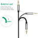 Ugreen Кабель мультимедійний 3.5mm M to 3.5mm M 0.5m AV119 black Ugreen (10732)