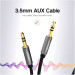 Ugreen Кабель мультимедійний 3.5mm M to 3.5mm M 0.5m AV119 black Ugreen (10732)