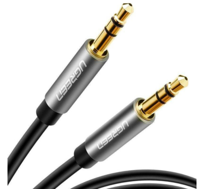 Ugreen Кабель мультимедійний 3.5mm M to 3.5mm M 0.5m AV119 black Ugreen (10732)
