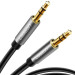 Ugreen Кабель мультимедійний 3.5mm M to 3.5mm M 0.5m AV119 black Ugreen (10732)