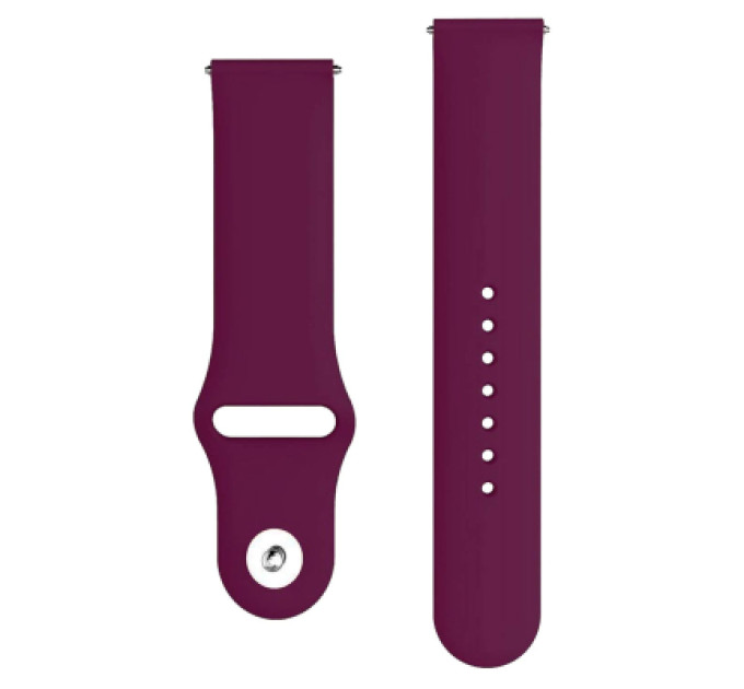 Armorstandart Ремінець до смарт-годинника Armorstandart Silicone Watch Strap 20mm Marsala (ARM60520)