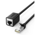 Ugreen Патч-корд 2м, F/UTP Cat 6 Ethernet RJ45 Extension Male/Female Patch Cords NW112 Black UGREEN (11281)