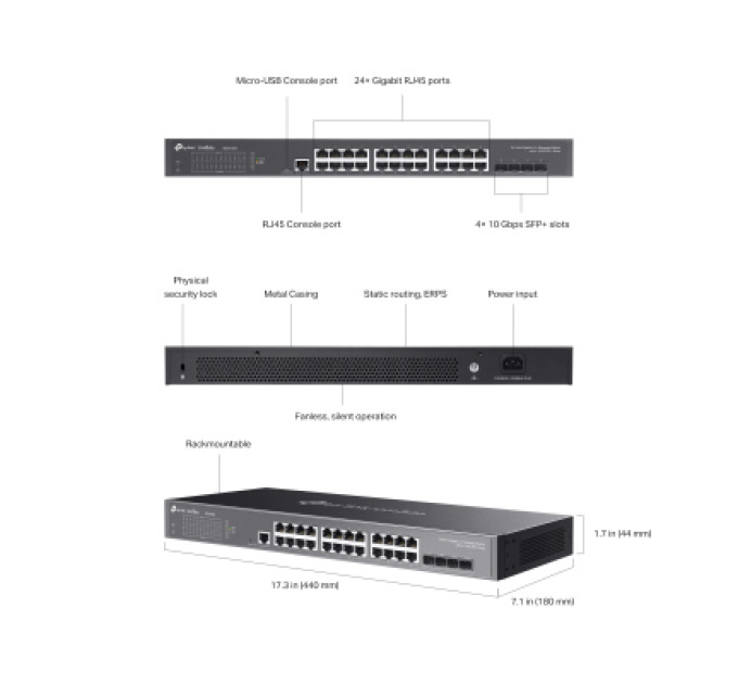 TP-Link Комутатор мережевий TP-Link SG3428X