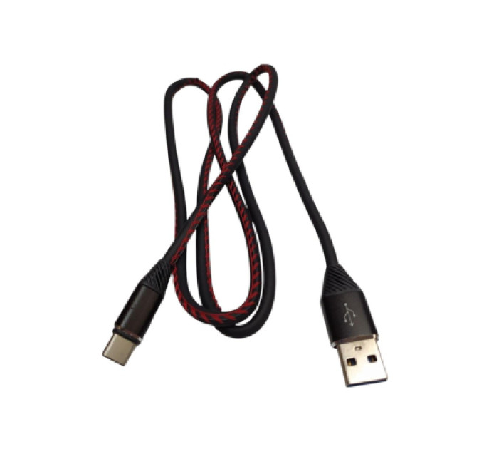 XoKo Дата кабель USB 2.0 AM to USB-C 1.0m 2.4A black XoKo (XK-CTC-005-BK)