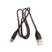 XoKo Дата кабель USB 2.0 AM to USB-C 1.0m 2.4A black XoKo (XK-CTC-005-BK)