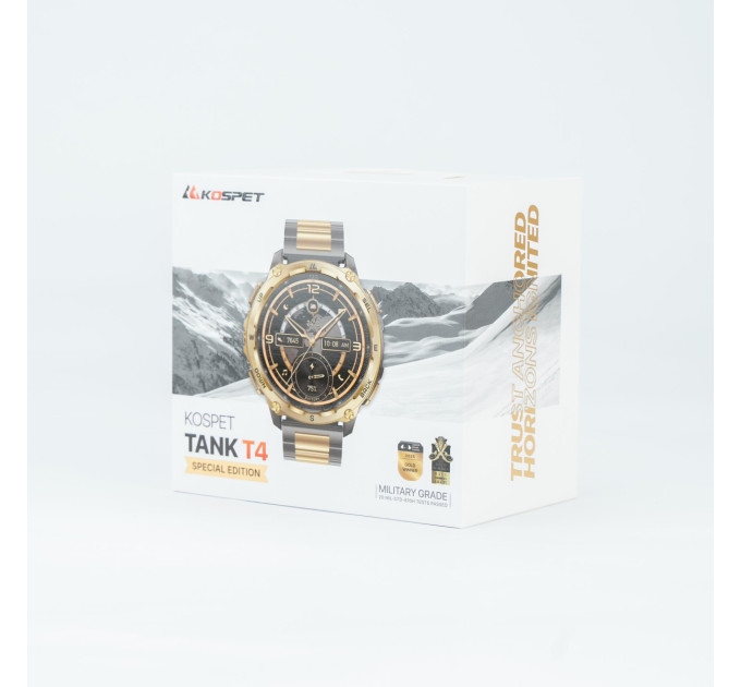 KOSPET Розумний годинник TANK T4 SE GOLD KOSPET