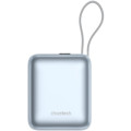 Choetech Батарея універсальна Choetech 10000mAh, 35W, PD/3.0, LED Display, buid-in type-C cabel, Blue (B832-LBE)
