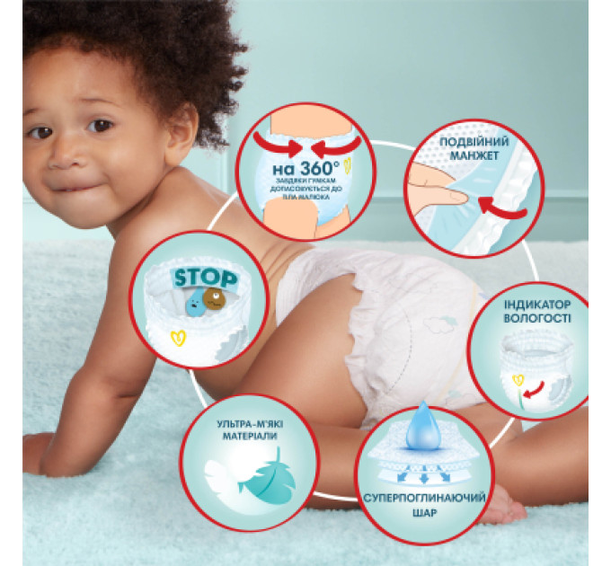 Pampers Підгузки Pampers Premium Care Pants Maxi Трусики Розмір 4 (9-15 кг) 114 шт. (8006540490938)