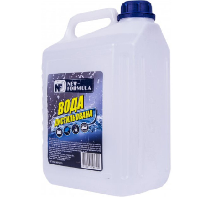 NEW FORMULA Вода дистильована NEW FORMULA 5л (4820215591799)