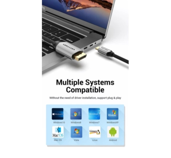 Vention Дата кабель USB 3.0 A Male to C Male Cable 1.5M Black PVC Type VENTION (COZBG)