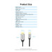 Vention Дата кабель USB 3.0 A Male to C Male Cable 1.5M Black PVC Type VENTION (COZBG)