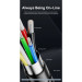 Vention Дата кабель USB 2.0 C Male to C Male 240W Cable 1.5M Black Aluminum Alloy Type VENTION (TREBG)