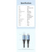 Vention Дата кабель USB 2.0 C Male to C Male 240W Cable 1.5M Black Aluminum Alloy Type VENTION (TREBG)
