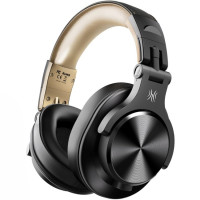 Навушники OneOdio Fusion A70 Bluetooth+3,5мм/6,35мм Black/Gold (A70 Black Gold)