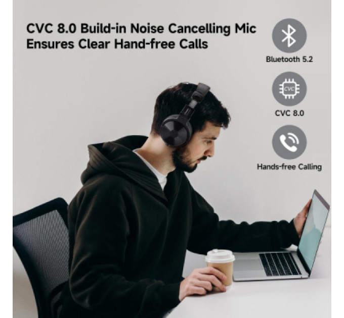 OneOdio Навушники OneOdio Studio Pro C Bluetooth+3,5мм Black (Pro C Black)