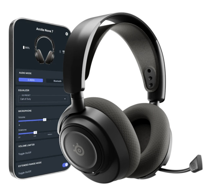SteelSeries Навушники SteelSeries Arctis Nova 7P Gen 2 Wireless Black (61744)