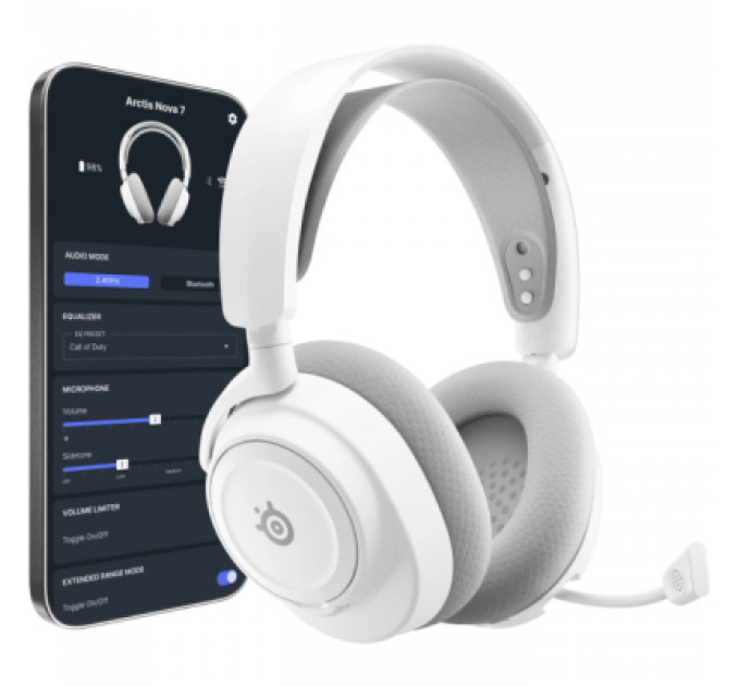 SteelSeries Навушники SteelSeries Arctis Nova 7P Gen 2 Wireless White (61745)