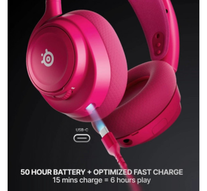 SteelSeries Навушники SteelSeries Arctis Nova 7X Gen 2 Wireless Magenta (61760)