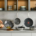 Tefal Сковорода Tefal ВОК Emotion+, 28см, чорний (E3271944)
