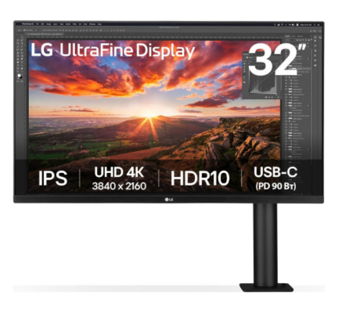 LG Монітор LG 32UN880K-B