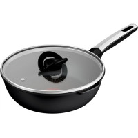 Сковорода Tefal Excellence Fusion з кришкою 24см чорний (G3388402)