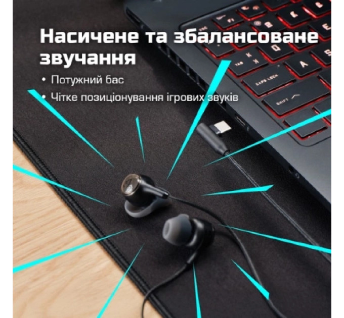 HyperX Навушники HyperX Cloud Earbuds III S Wired Black (BN7S1AA)