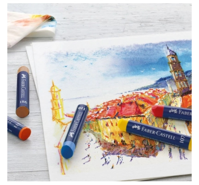 Faber-Castell Пастель Faber-Castell Oil Pastels, 24 кольори, 127024 (5520)