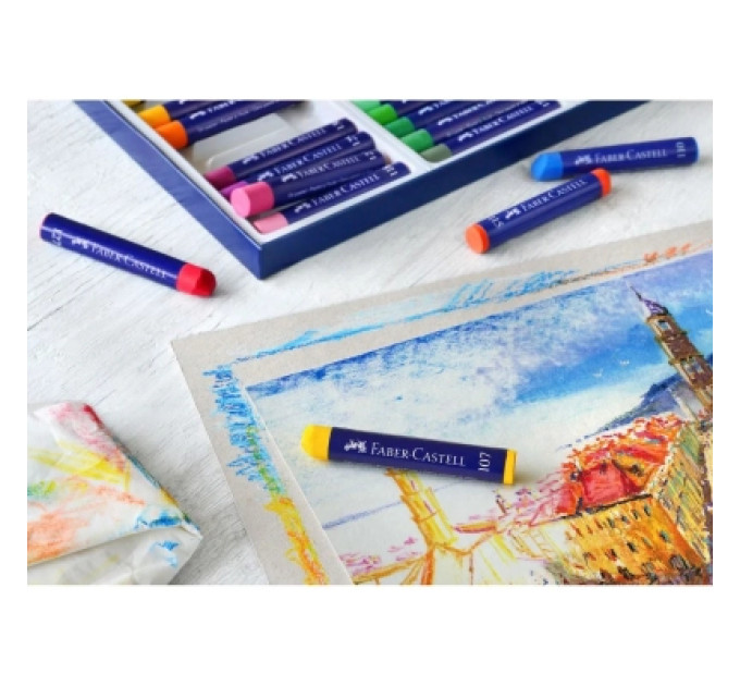 Faber-Castell Пастель Faber-Castell Oil Pastels, 24 кольори, 127024 (5520)