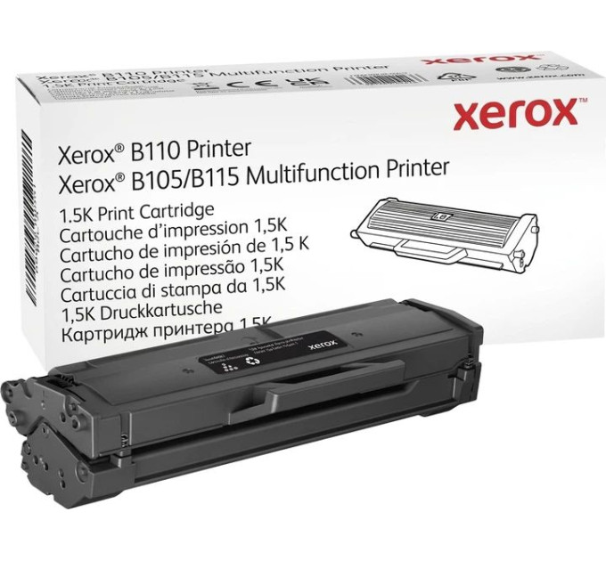 Xerox Картридж Xerox B105/B110/B115 Black (1500 стор)