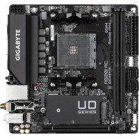 Материнська плата GIGABYTE A520I AC sAM4 A520 2xDDR4 M.2 HDMI DP Wi-Fi BT mITX