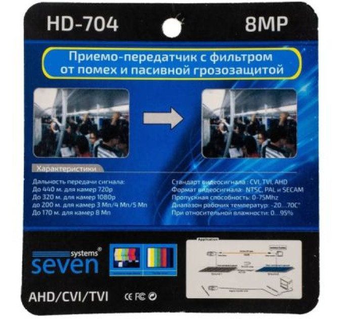 Прийомо-передавач Seven HD-704