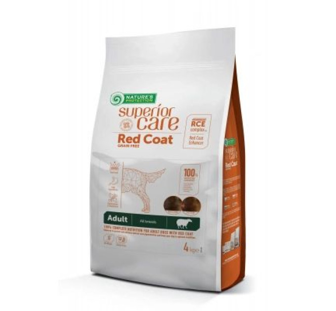 Сухий корм для собак Nature's Protection Superior Care Red Coat Grain Free Lamb 4 кг (NPSC47236)