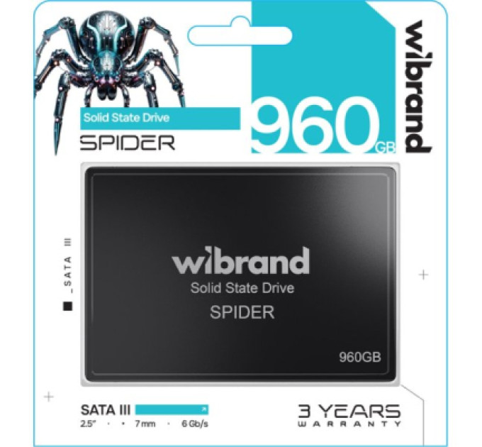 Накопичувач SSD 2.5" 960GB Spider Wibrand (WI2.5SSD/SP960GBST)