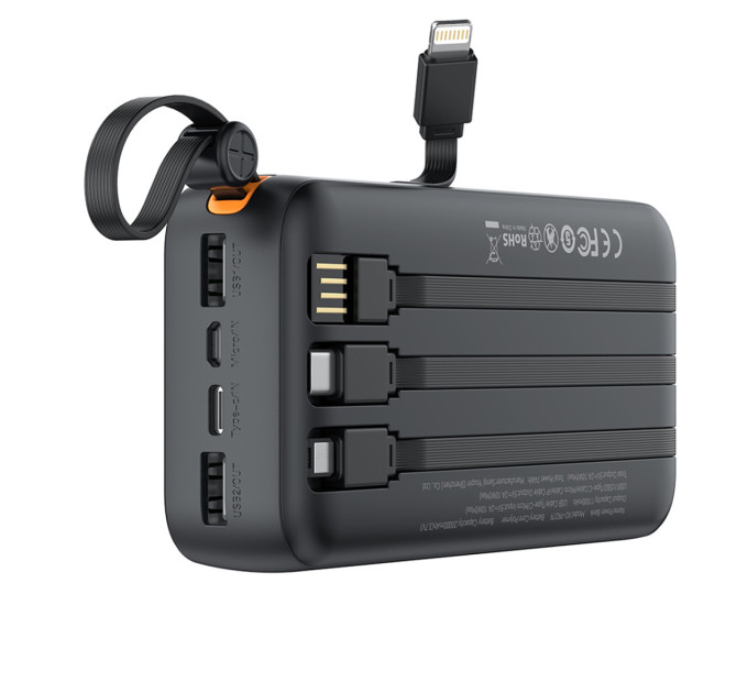 Універсальна мобільна батарея XO PR279 20000mAh 10W Black