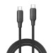 Дата кабель USB-C to USB-C 1.0m 3A 60W TPE embossed black ColorWay (CW-CBPDCC101-BK)