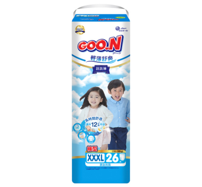 GOO.N Підгузки GOO.N Slim & Comfortable Розмір 7 XXXL 18-30 кг 26 шт (21001095)