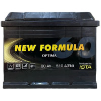 Акумулятор автомобільний NEW FORMULA Optima 60Ah (+/-) (510EN) (5601103252)